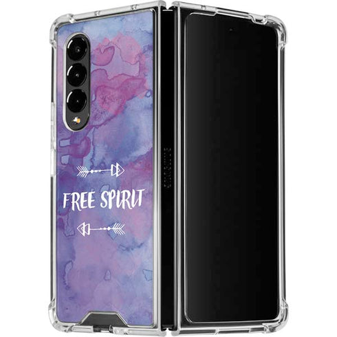 Free Spirit Galaxy Z Fold4 5G Clear Case