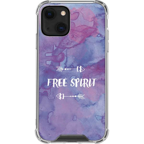 Free Spirit iPhone 13 Mini Clear Case
