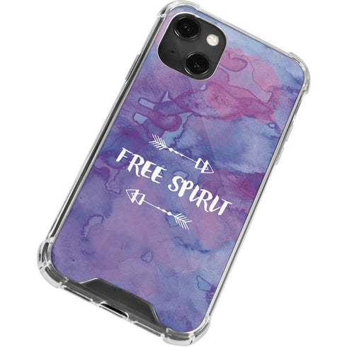 Free Spirit iPhone 13 Mini Clear Case