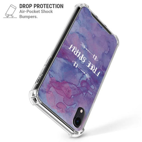 Free Spirit iPhone XR Clear Case