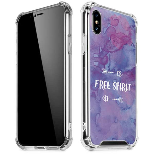 Free Spirit iPhone XS Max Clear Case
