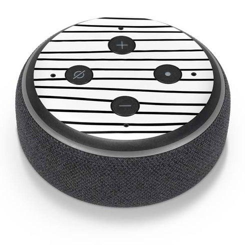 Freehand Stripes Amazon Echo Dot Skin