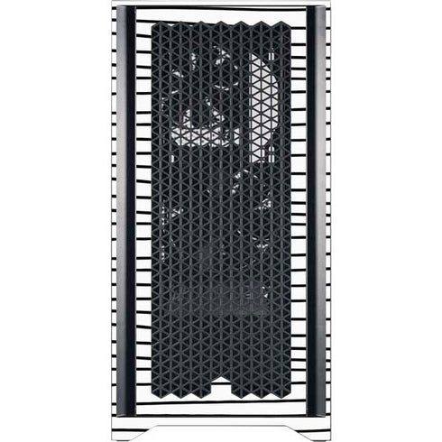 Freehand Stripes Corsair 4000D Tempered Glass Mid-Tower ATX Case Skin
