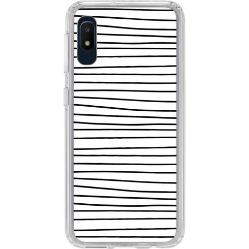 Freehand Stripes Galaxy A10e Clear Case