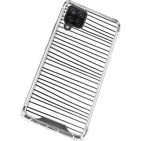 Freehand Stripes Galaxy A12 Clear Case