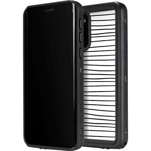 Freehand Stripes Galaxy S20 Plus Waterproof Case