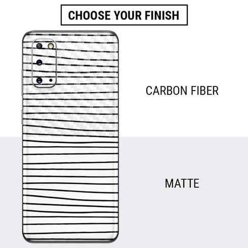 Freehand Stripes Galaxy S20 Skin