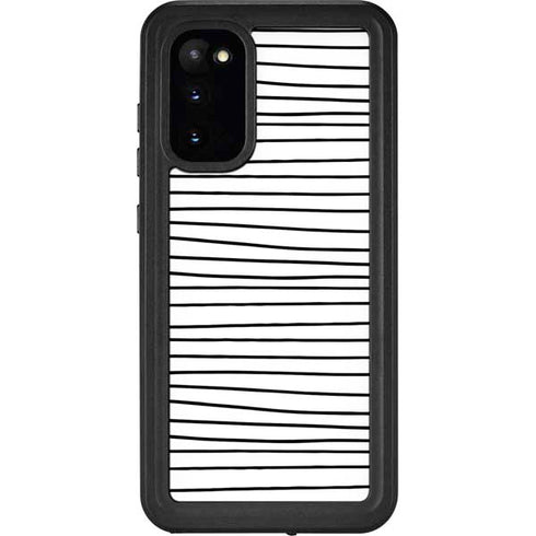 Freehand Stripes Galaxy S20 Waterproof Case