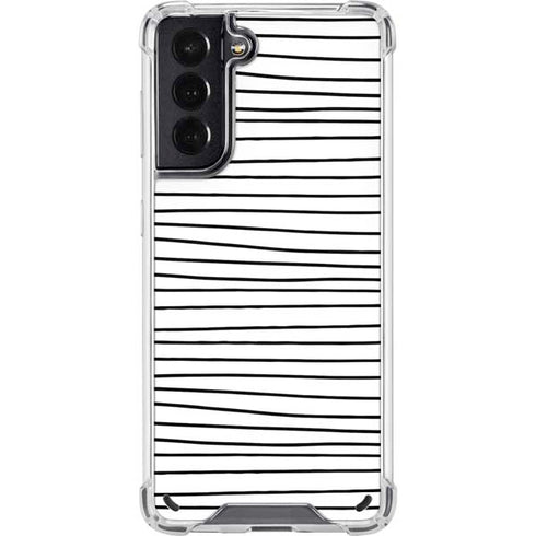 Freehand Stripes Galaxy S21 5G Clear Case