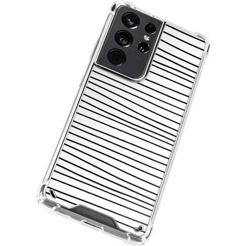 Freehand Stripes Galaxy S21 Ultra 5G Clear Case