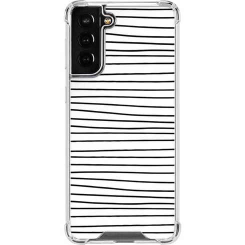 Freehand Stripes Galaxy S22 Plus Clear Case