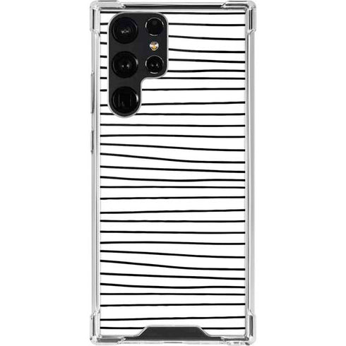 Freehand Stripes Galaxy S22 Ultra Clear Case