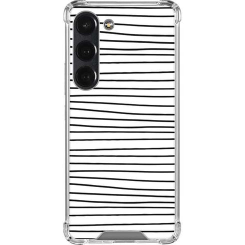 Freehand Stripes Galaxy S23 Clear Case