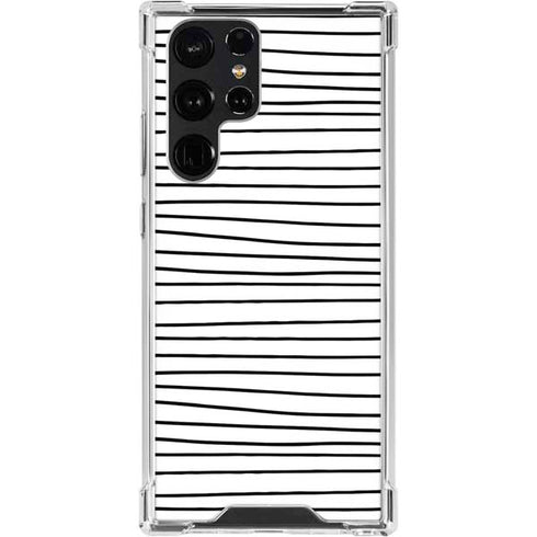Freehand Stripes Galaxy S24 Ultra Clear Case