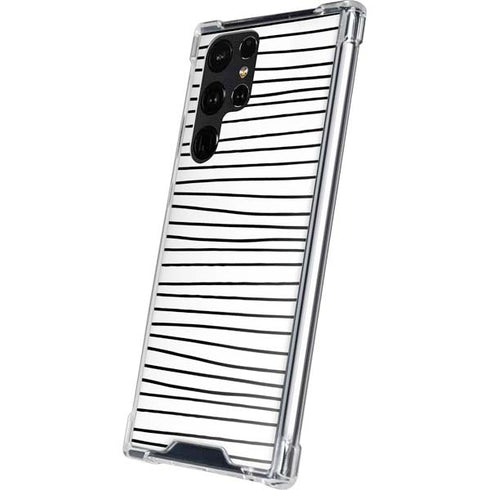 Freehand Stripes Galaxy S24 Ultra Clear Case