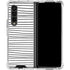 Freehand Stripes Galaxy Z Fold4 5G Clear Case