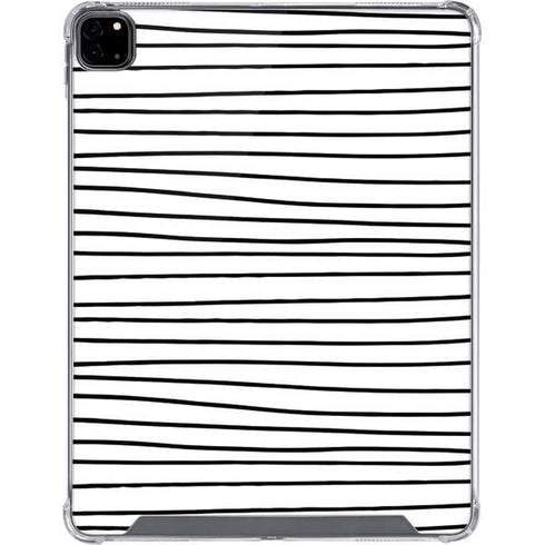 Freehand Stripes iPad Pro 12.9in (2020) Clear Case