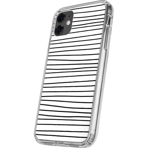 Freehand Stripes iPhone 11 Clear Case