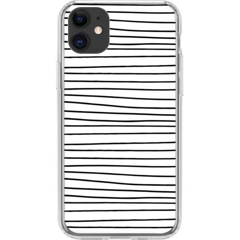 Freehand Stripes iPhone 11 Clear Case