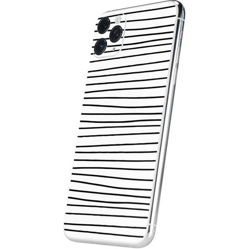 Freehand Stripes iPhone 11 Pro Max Skin