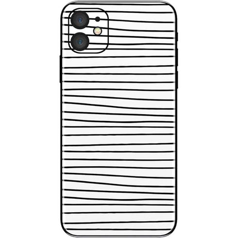 Freehand Stripes iPhone 11 Skin