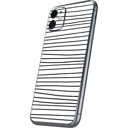 Freehand Stripes iPhone 11 Skin