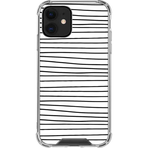 Freehand Stripes iPhone 12 Clear Case