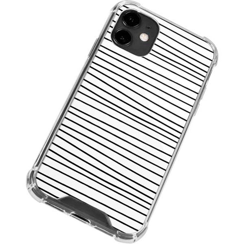 Freehand Stripes iPhone 12 Clear Case