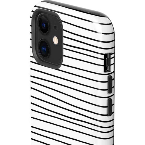 Freehand Stripes iPhone 12 Impact Case