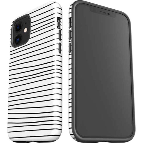 Freehand Stripes iPhone 12 Impact Case