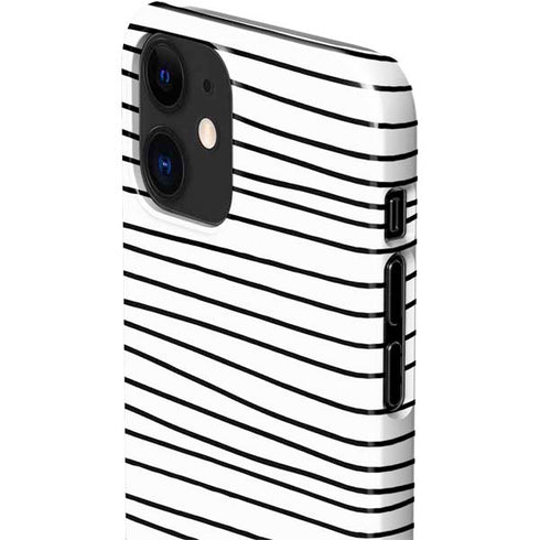 Freehand Stripes iPhone 12 Mini Lite Case