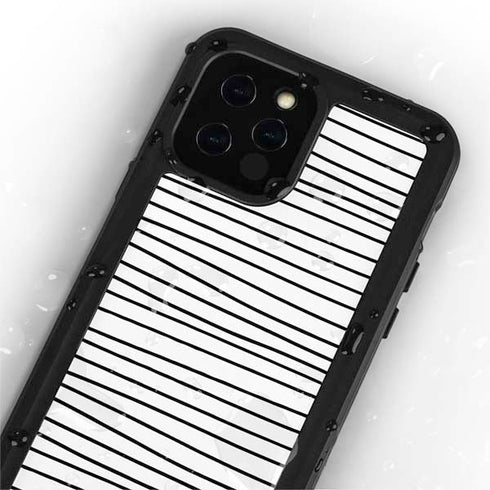 Freehand Stripes iPhone 12 Pro Waterproof Case