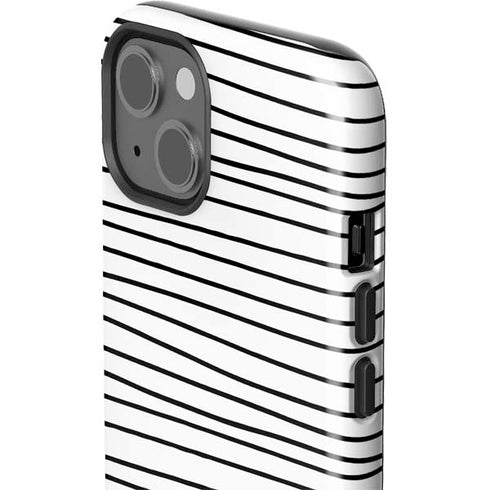 Freehand Stripes iPhone 15 Impact Case
