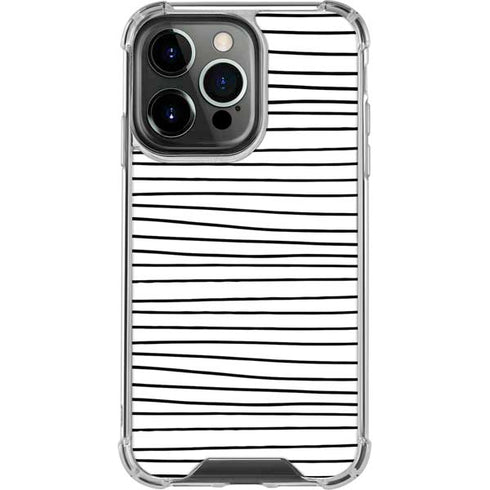 Freehand Stripes iPhone 15 Pro Clear Case