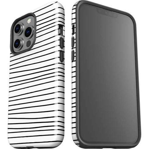 Freehand Stripes iPhone 14 Pro Impact Case