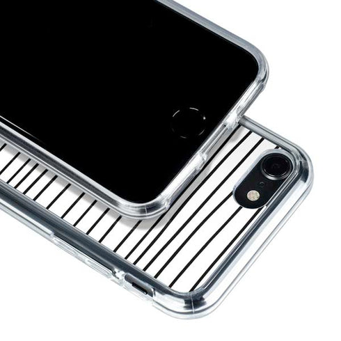 Freehand Stripes iPhone SE (2nd & 3rd Gen) Clear Case
