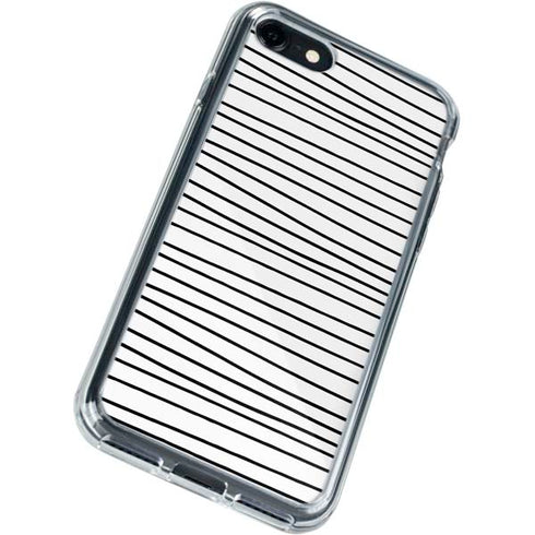 Freehand Stripes iPhone SE (2nd & 3rd Gen) Clear Case