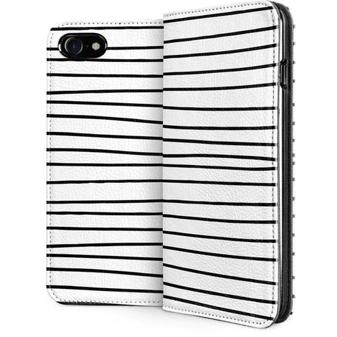 Freehand Stripes iPhone SE (2nd & 3rd Gen) Folio Case