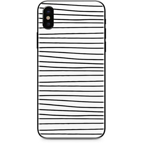 Freehand Stripes iPhone XS Skin