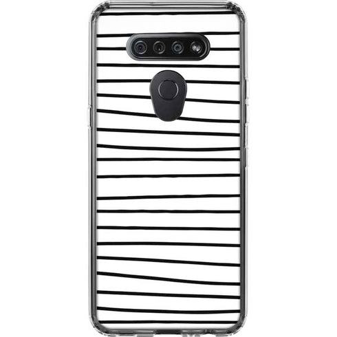 Freehand Stripes LG K51/Q51 Clear Case