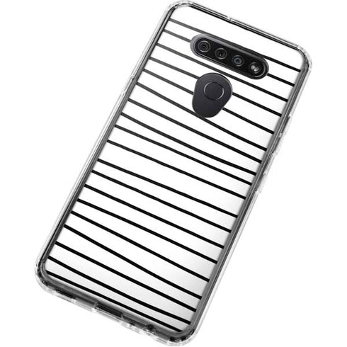 Freehand Stripes LG K51/Q51 Clear Case