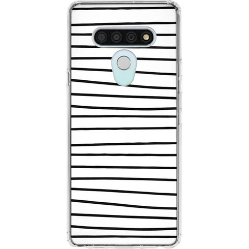 Freehand Stripes LG Stylo 6 Clear Case