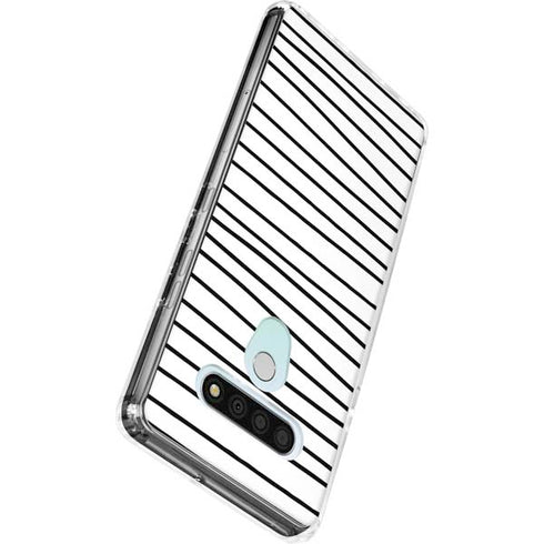 Freehand Stripes LG Stylo 6 Clear Case