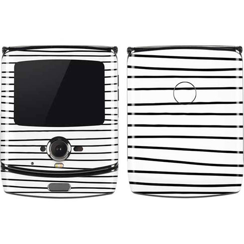 Freehand Stripes Motorola RAZR Skin