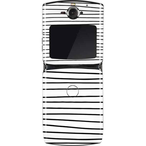 Freehand Stripes Motorola RAZR Skin