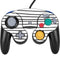 Freehand Stripes Nintendo GameCube Controller Skin