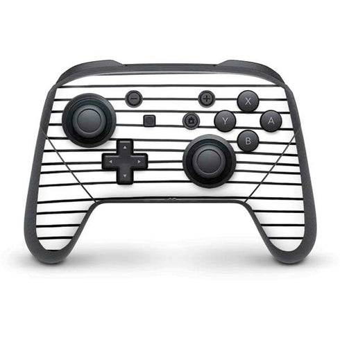 Freehand Stripes Nintendo Switch Pro Controller Skin