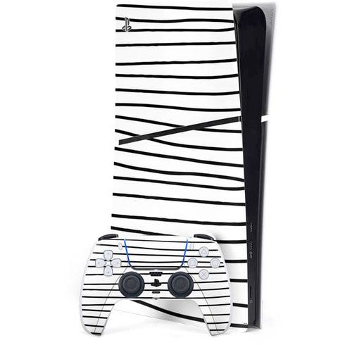 Freehand Stripes PS5 Slim Digital Edition Bundle Skin