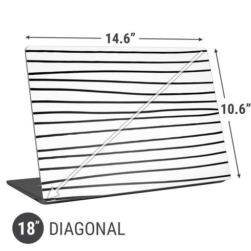 Freehand Stripes Universal Laptop 18in (14.6 x 10.6in) Skin
