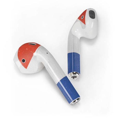 French Flag Distressed Apple AirPods Skin